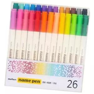 [문구] 문화 네임펜 26 세트 1P 초등 준비물 사인펜 싸인펜