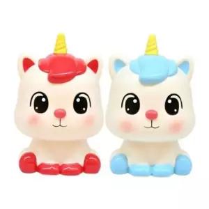 [문구] 2026 에비팝 유니콘 저금통 1개 색상랜덤 지폐 새해 연말맞이 붉은말 저축 동전 보관 귀여운 동물