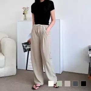 [의류] 9부바지 일자 여성정장팬츠 스판청바지 신상 면접