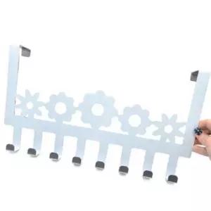 [생활] 다용도걸이 스텐 모자 핸드백 외투 꽃 행거 도어훅 문