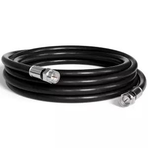 CIMPLE CO 동축 케이블 1피트 실내/외 고속 인터넷 위성 확장 RG6 듀얼 차폐 CATV 자외선 저항성 내후성