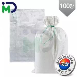 푸대 국산 마대 100장 자루 포대 현장마대 산업용 모래 폐기물 낙엽 재활용 분리수거 20kg