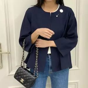 [신상오픈런]판초 노카라자켓 에이라인 오픈 플레어 케이프 (30552479)