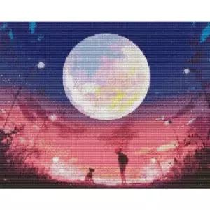 인테리어 하모니아트 보석십자수 그날밤 너와 나 40x50