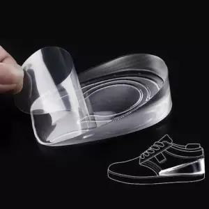 뒤꿈치깔창 여성용 실리콘 키높이 깔창 쿠션 운동화 3cm