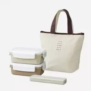 예쁜도시락통 코멕스 도시락용기 도시락통 가방포함 도시락세트 찬