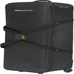 매직라인 스튜디오 장비 트롤리 케이스 52 x15 x13 휠이 달린 롤링 카메라 가방 삼각대 라이트 스탠드