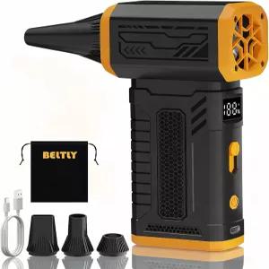 압축 공기 먼지 제거기 디스플레이 포함 130 000 RPM 강력한 무선 전기 미니 송풍기 고속 충전이 가능한 10