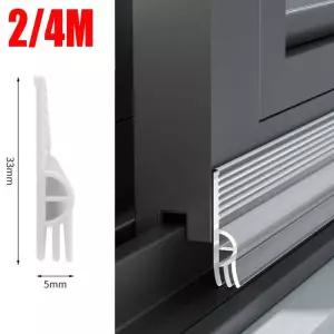 방음스펀지 패드 흡음재 방진 2M롤 슬라이딩 창 날씨 TPE 절단 도어 하단 씰링 스트립 접착 삼중 방음