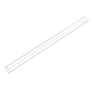 Uxce 500mm 길이 PC 경질 하드 튜브 4mm-47mm ID 6mm-50mm OD 원형 투명 플라스틱 파이프