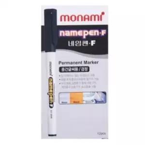 [문구/오피스] 네임펜 유성 매직 필기 도구 학용품 문구 3색 12p