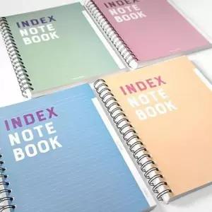 [문구/오피스] 깔끔한 유선 인덱스 스프링 노트 3P 학생 필기 연습장