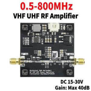 0.5-800MHz 15W 40dB VHF UHF RF 전력 증폭기 송신기 모듈(햄 라디오 워키토키용)