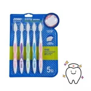 애경산업 2080 오리지날 미세모 칫솔 5개_24677924