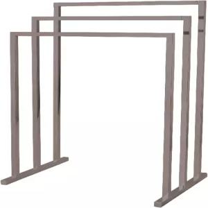 킹스턴 브라스 SCC8288 받침대 3단 강철 구조 타월 랙 브러시드 니켈