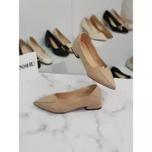 [하프클럽/] 세이브존09 절개 펌프스 플랫 슈즈 2.5c HS35222mc