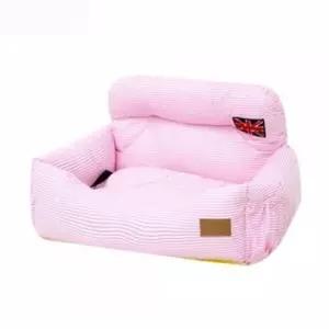 [반려] 강아지 스트라이프 카시트 핑크 1P 애견 이동가방