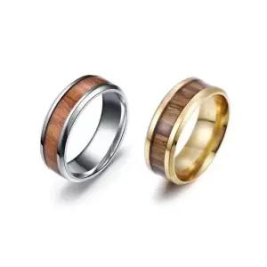 나무반지 우드링 커플링 우정반지 남녀공용 패션반지