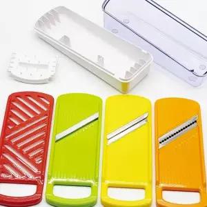 칼라 강판 채칼 세트 4종 만능채칼 야채 우엉채칼 만능채칼