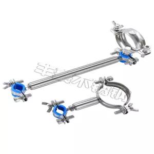 연통 지지대 거치대 텐트 클램프 브라켓 난로