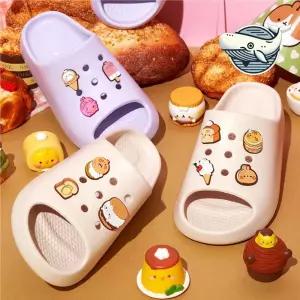 귀여운 캐릭터 실내 슬리퍼 아동 성인용 발편한 슬리퍼 거실화 거실슬리퍼