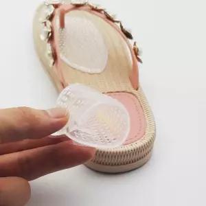 미끄럼방지 쪼리 앞쏠림방지 실리콘 발 투명패드 2p 구두앞꿈치쿠션