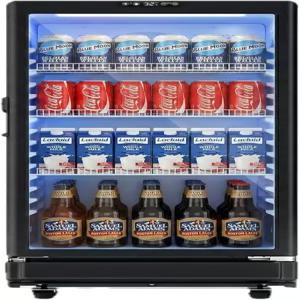 비바쿨 6 Cu.Ft 상업용 냉장고 유리문이 있는 음료 쿨러 잠금 및 조절 가능한 선반 바 오피스 홈을 위한