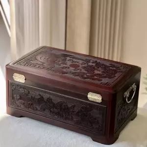 돌반지 보석함 자개함 로즈우드 붉은 나무 골드바 상자 마호가니