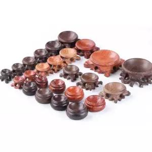 수석 받침대 돌 수반 도자기 나무장식품 불상 원형