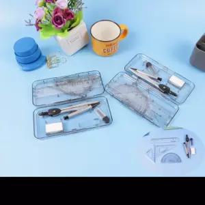 제도용품 제도 학생 수업 콤파스 컴파스 삼각자 세트1P