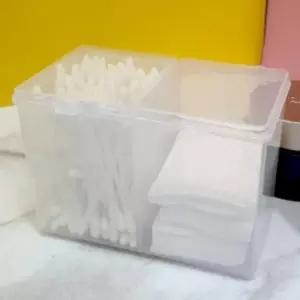 화장솜케이스 솜통 면봉정리함 미니수납함 면봉보관함