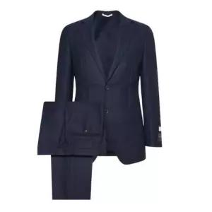 본 남성 F/W 까노니코 물리네 글렌체크 윈터수트 네이비 BN3WJA092PA192NY 871283