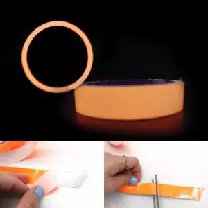 빛반사테이프 안전방지 형광 축광 야광테이프 주황 소형 x 2cm 5m