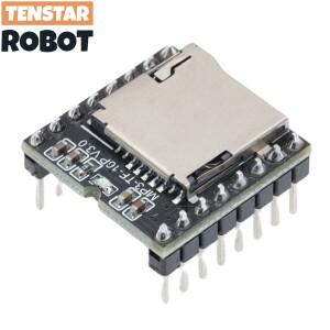 DFPlayer 미니 소형 MP3 플레이어 모듈 V3.0 16P TF 카드 U  DF 오디오 음성 보드