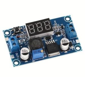 LM2596 DC 스텝 다운 컨버터 전압 조정기 LED 디스플레이 전압계 4.0  1.3-37V 벅 어댑터 가변 전원 공급