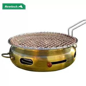 뉴테크 적동화로 G-5 순동석쇠(330mm) 바베큐그릴 야외그릴 숯불그릴