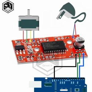 Arduino 개발 보드 3D 프린터 A3967 모듈용 1PCS EasyDriver 스테퍼 전동 드라이버 V44