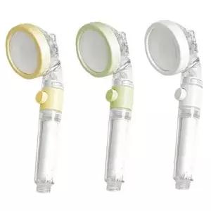 투명 4단 필터 샤워기 1P 정수 안전한 호환 샤워헤드