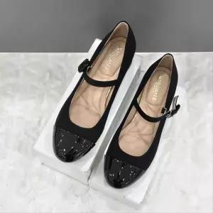 [탠디]여성 스트랩 포인트 미들힐 X2HF50DY14 BLACK 3SD_JJ