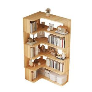 모서리 책장 코너 장식장 틈새 책꽂이 다층 진열장 수납장