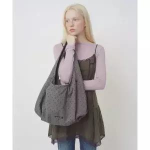 4월 3일 배송 마스마룰즈 MASMARULEZ Drop shoulder bag_Dot charcoal 5017245733 418231