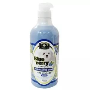 흰강아지 애견 블루베리 샴푸린스 백모전용 750ml 개트리트먼트 강아지샴푸린스