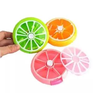 과일 모양 알약케이스 7구 여행용 약 약통 휴대용