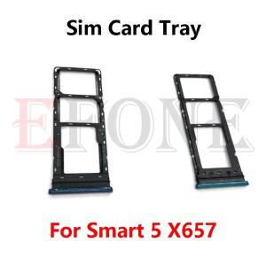 Infinix Smart 5 X657 Hot 8 Lite SIM 카드 트레이 홀더 SD 슬롯 어댑터 부품 용 50PCS