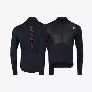 [롯데백화점]스파이더 남성 사이클 긴팔 저지 SPIFCNFT502MBLK