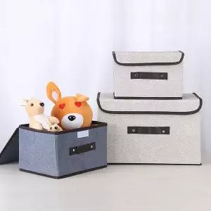 패브릭 인형 보관함 옷 정리 노하우 옷장 수납 방법 니트 보관 아기