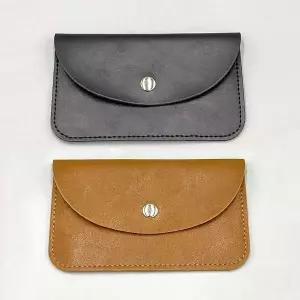 [콩심팥심]스티치가죽 똑딱이 동전 지갑 태국 일본 지폐 베트남 엔화 여행