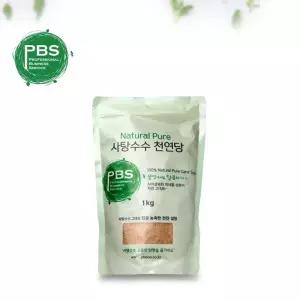 [유토피아]PBS비정제사탕수수천연당 1kg 3개 사탕수수천연당 비정제천연당 천연사탕수수즙 발효식품용천연