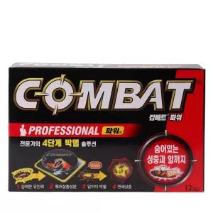 [유토피아]컴배트파워 작은바퀴용 파워형(1.5g 12입) 바퀴벌레약 바퀴벌레제거 벌레약 개미약 바퀴트랩