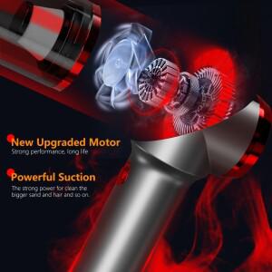 SZUK 미니 자동차 진공 청소기 178000Pa 강력한 핸드헬드 흡입력 휴대용 무선